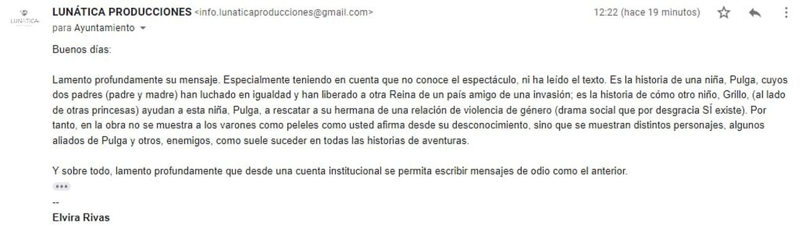 Respuesta Lunática producciones