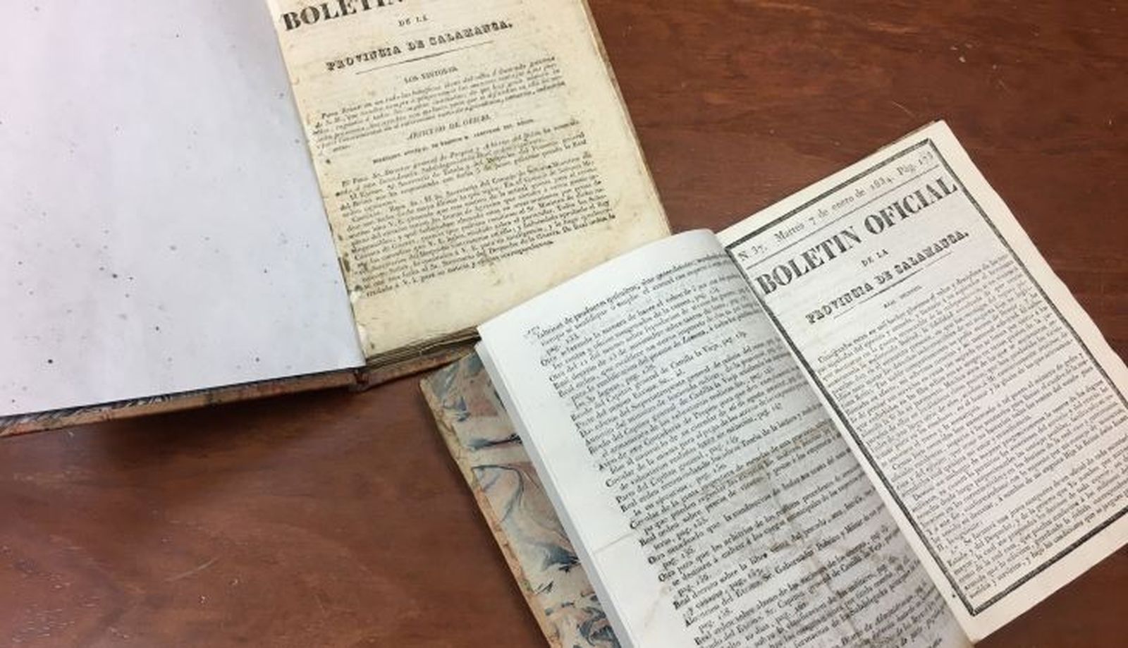 BOP donados a la Diputación 