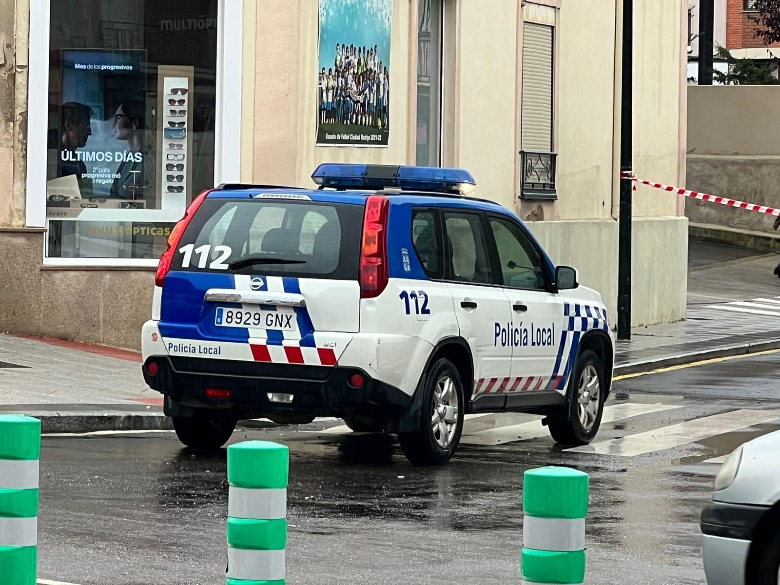 Policía Local en Ciudad Rodrigo. Foto de archivo