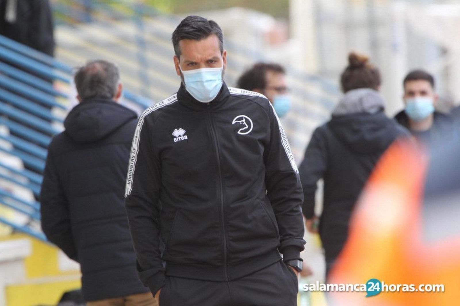 Hernán Pérez, en la previa de un partido.