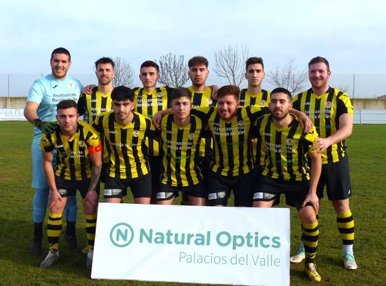 Un once inicial del Moraleja CF. Archivo.