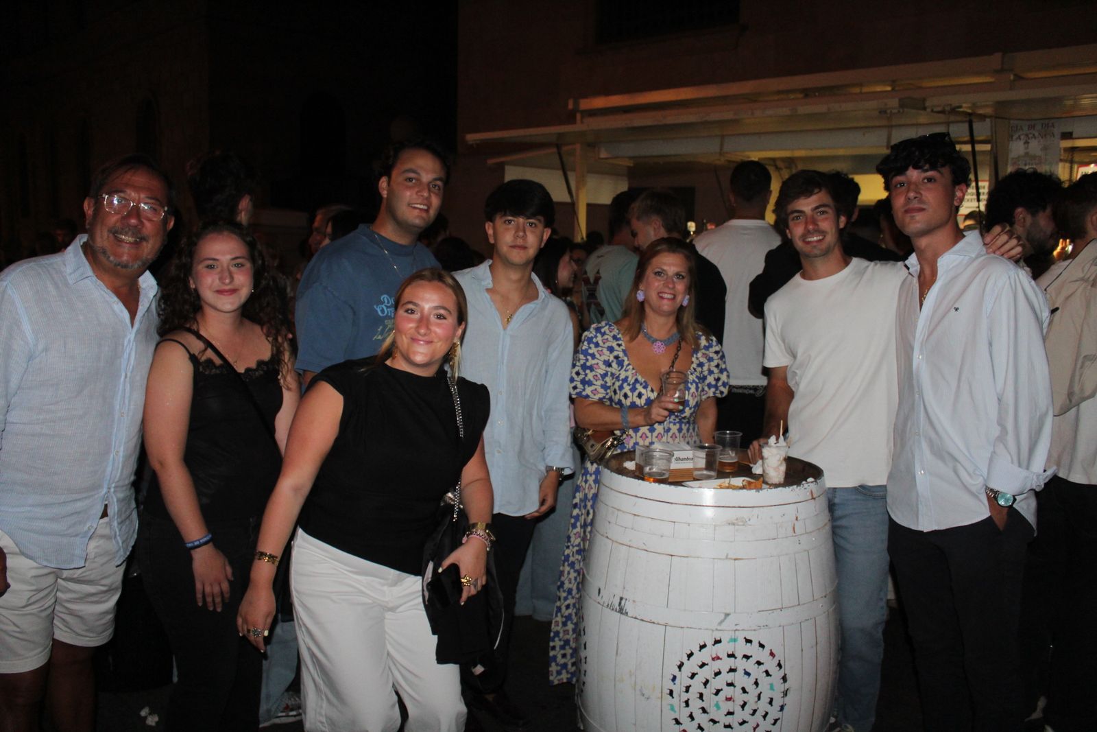 Ambiente en la Feria de Día en la tarde de este sábado