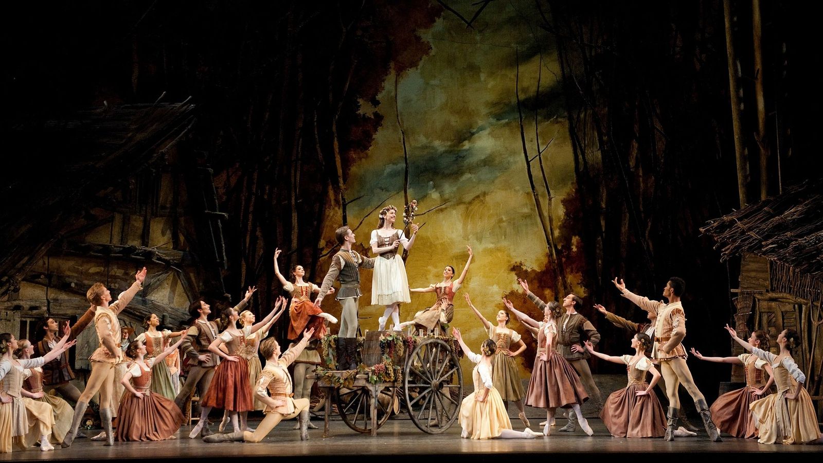 Una escena de Giselle de la compañía británica Royal Ballet