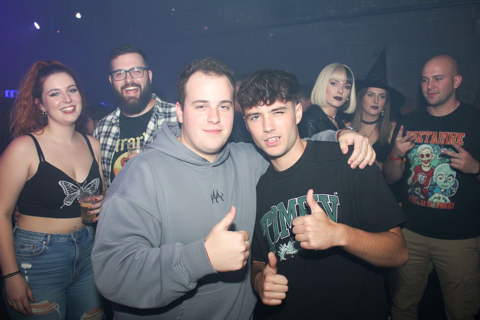 Salamanca de noche, viernes 31 de octubre