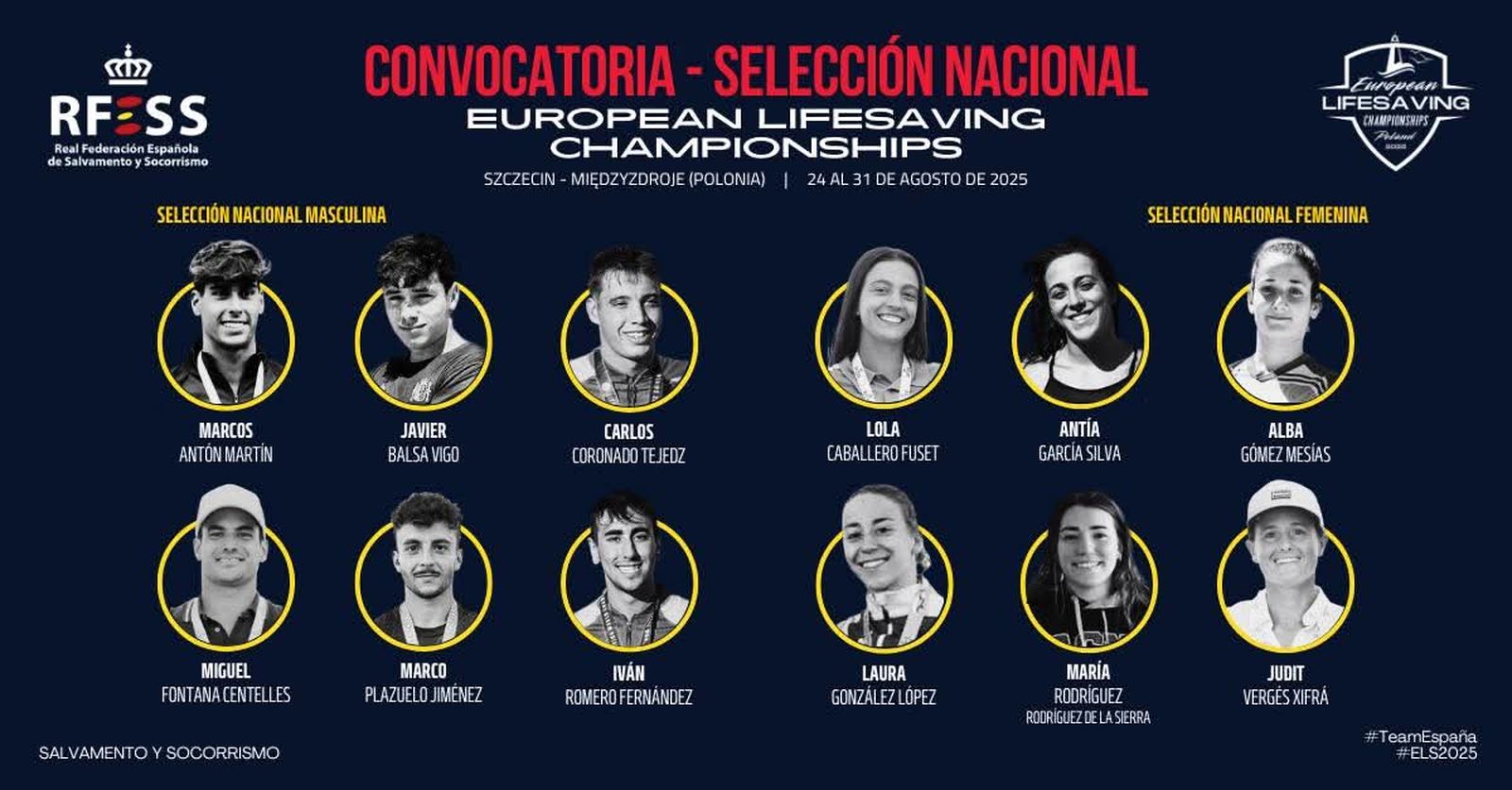 Convocatoria Selección Salvamento Socorrismo