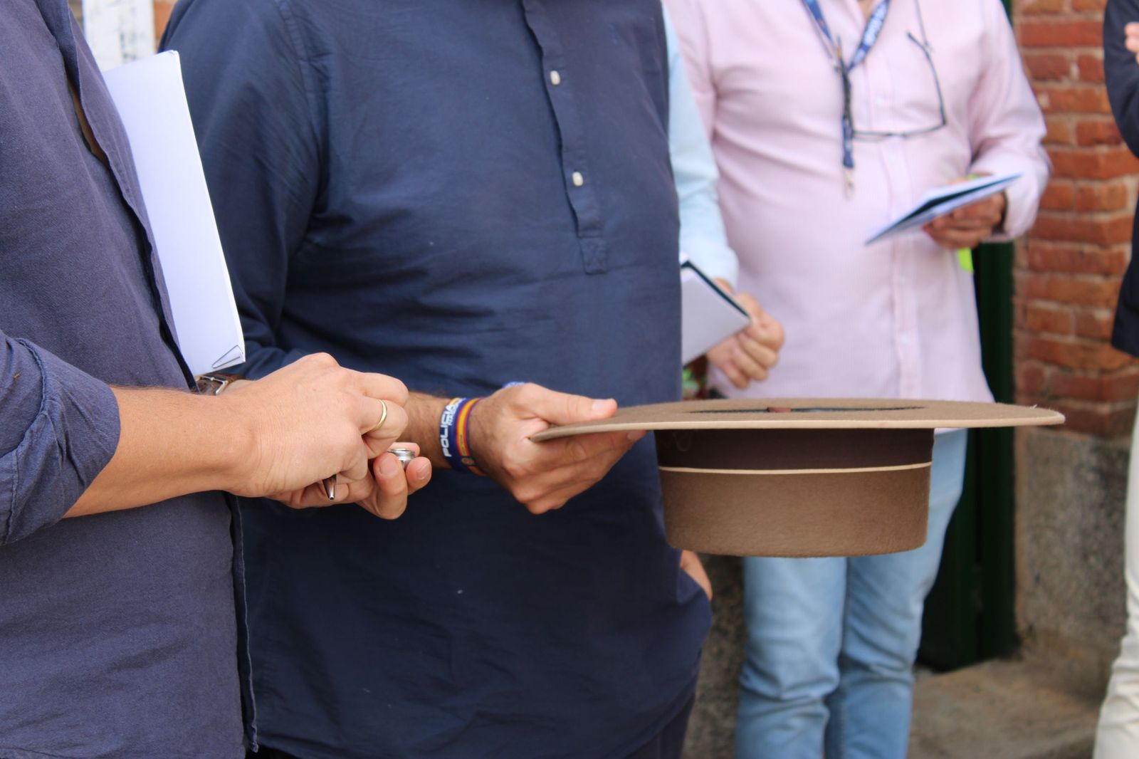 Sorteo de la corrida de Vellosino para Damián Castaño, Diego San Román e Ismael Martín en La Glorieta