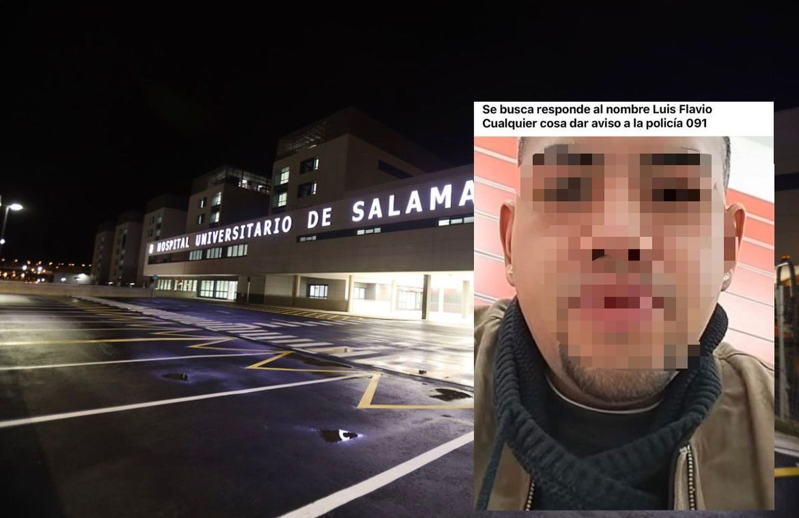 Se busca al autor, de origen sudamericano, que presuntamente apuñaló al joven que dejaron tirado en la puerta del hospital de Salamanca. Foto Facebook 'Peruanos en Salamanca' | S24H Se busca al autor, de origen sudamericano, que presuntamente apuñaló al joven que dejaron tirado en la puerta del hospital de Salamanca. Foto Facebook 'Peruanos en Salamanca' | S24H