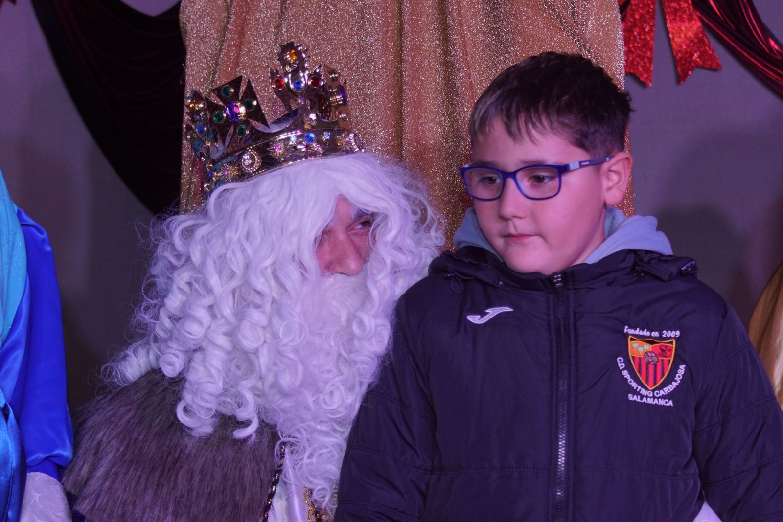 Los Reyes Magos reciben las cartas de los niños de El Encinar