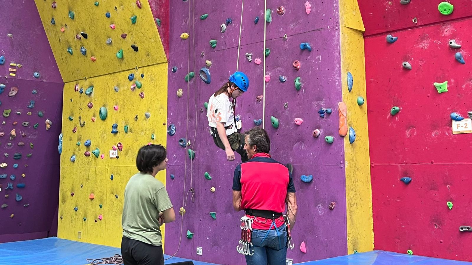 Rocódromo en el Polideportivo Miguel de Unamuno