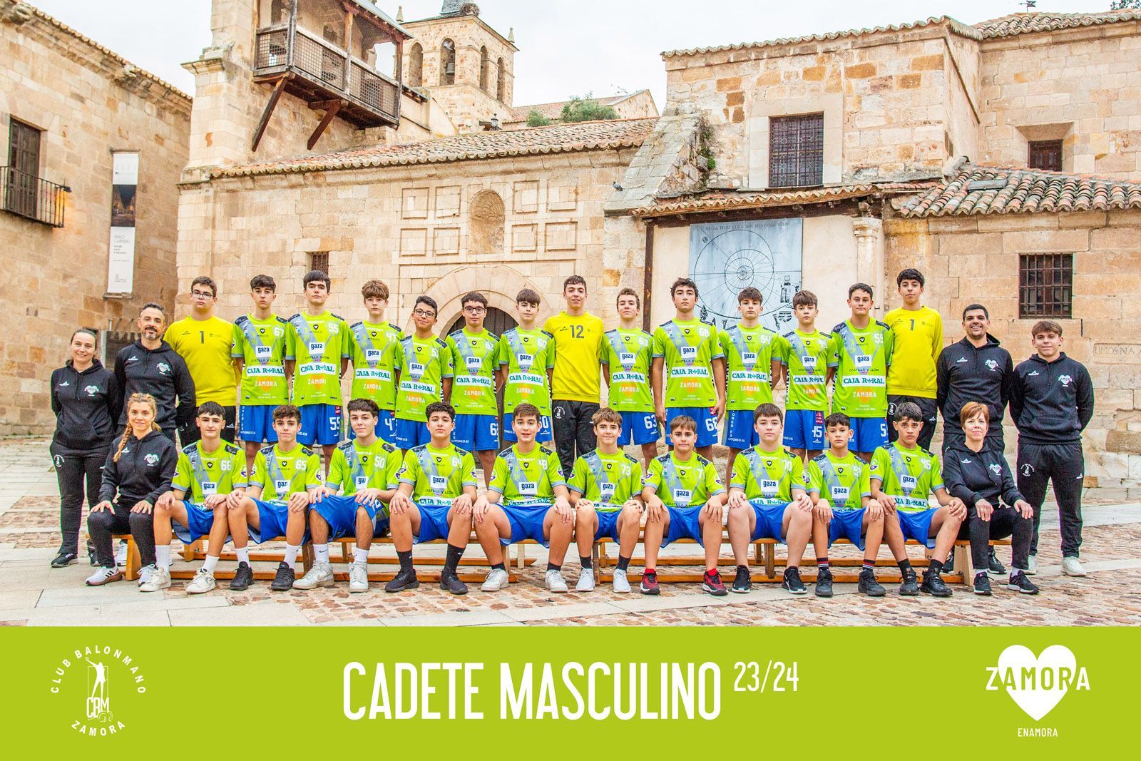 El Balonmano Zamora presume de familia numerosa  (1)