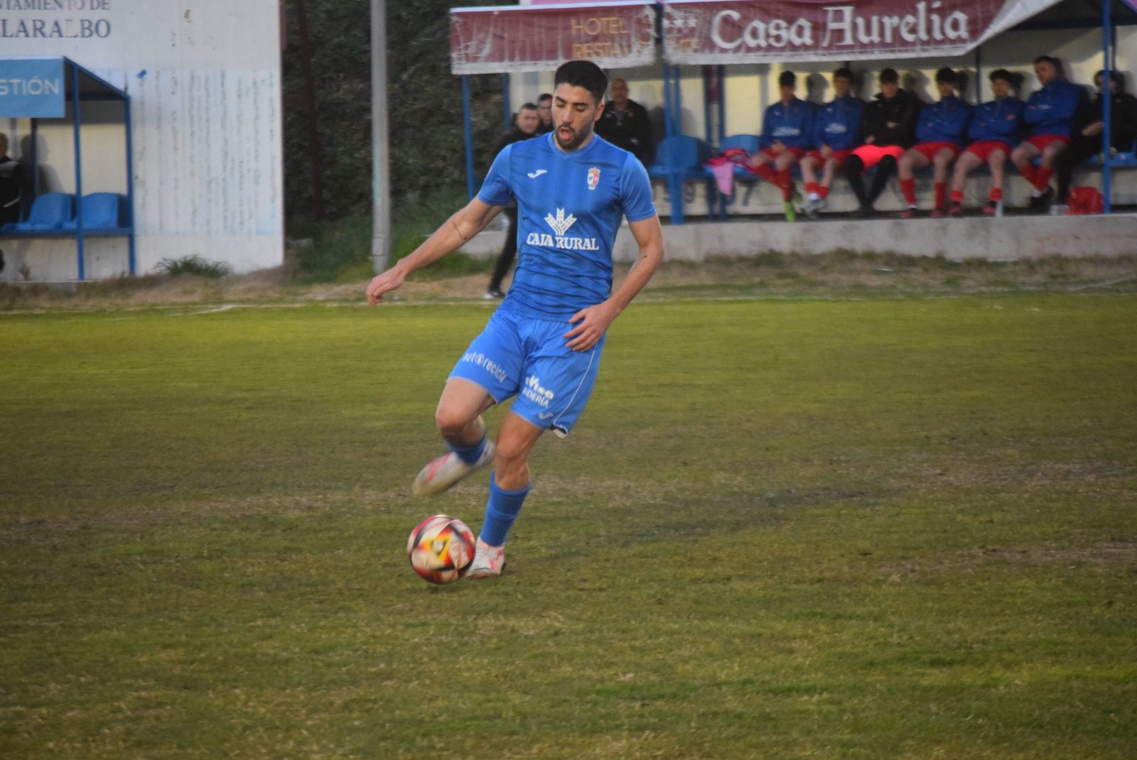 Instante de un partido en casa del CD Villaralbo. Archivo.