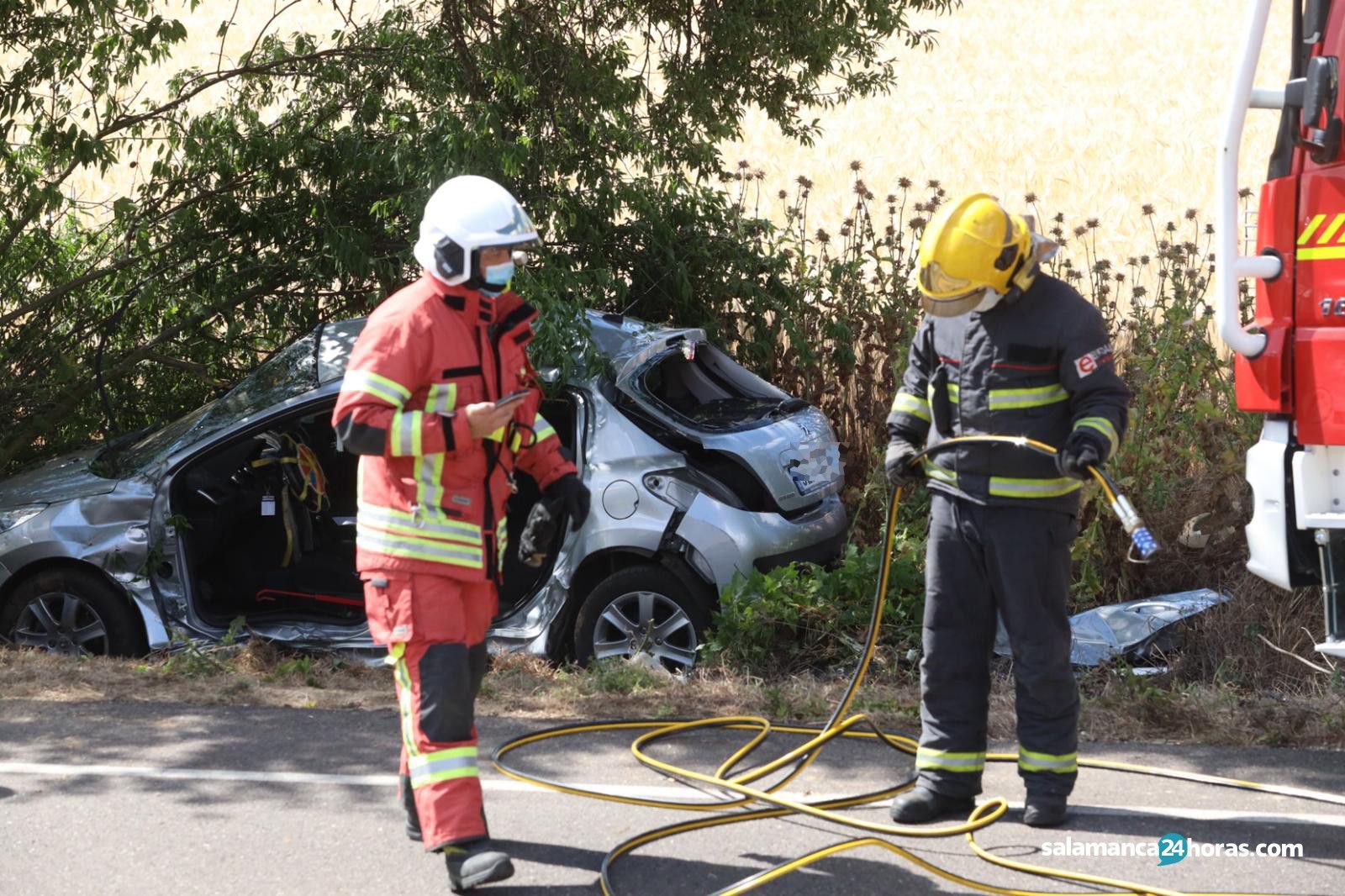 Accidente carretera de aldealengua Cabrerizos (1)