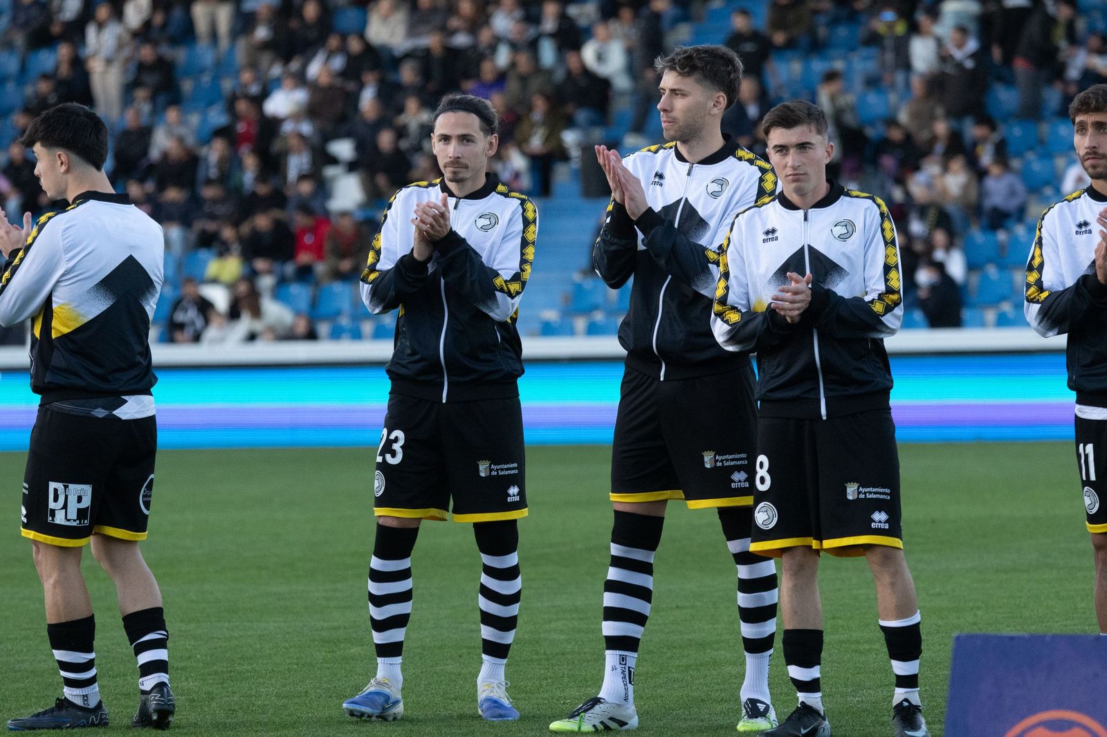 Partido entre Unionistas y Pontevedra en el Reina Sofía