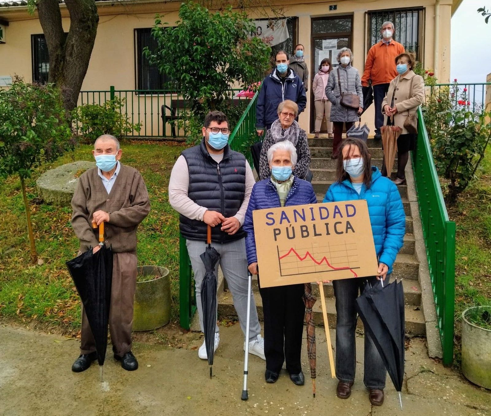 Protesta de los vecinos de Pozoantiguo este fin de semana de octubre