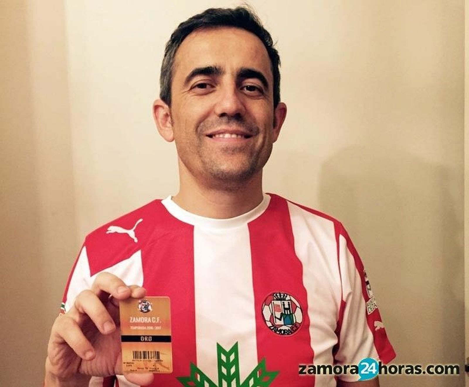 Antolín Gonzalo, un hincha más del Zamora