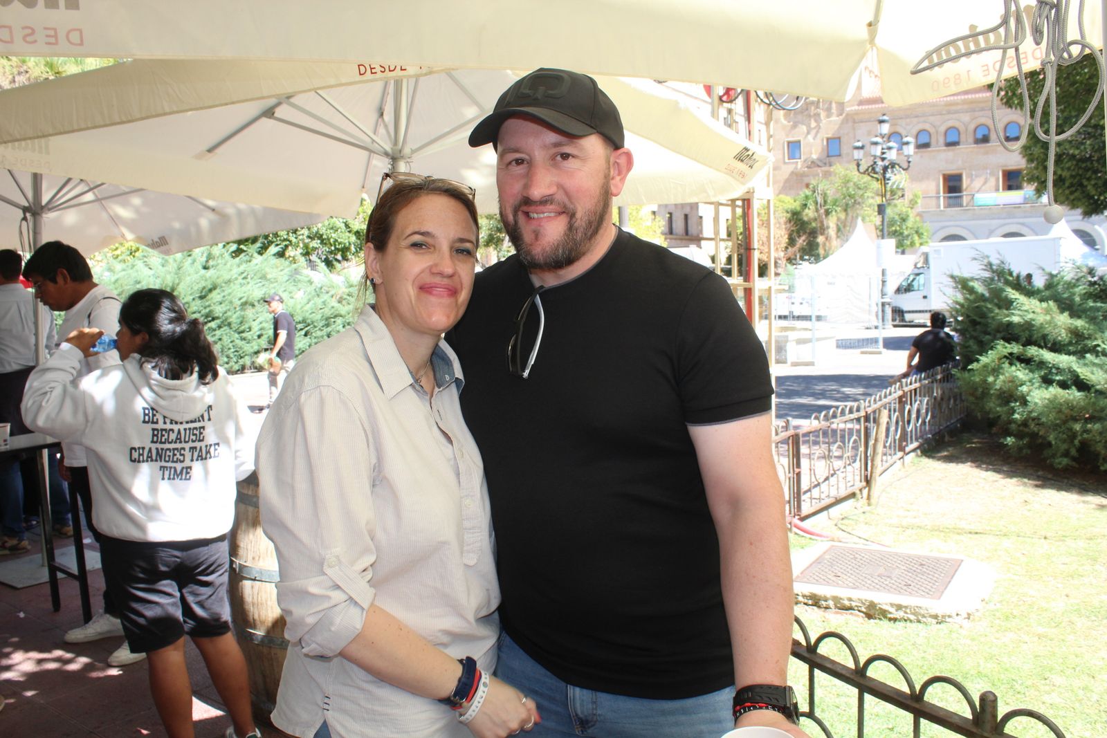 Ambiente en la Feria de Día en el mediodía de este jueves