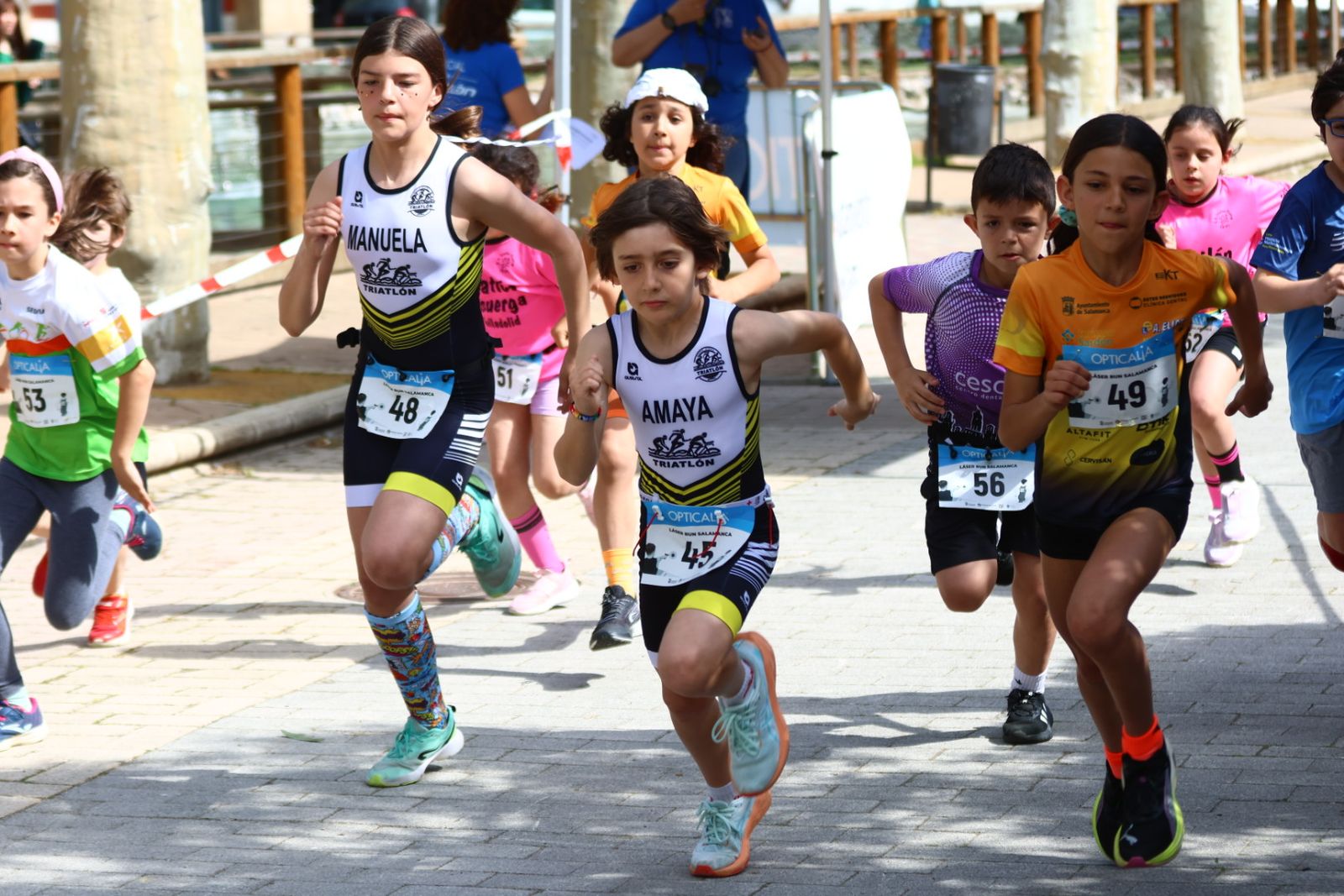 120 participantes participan en la jornada 'Descubre el Laser Run' de Salamanca
