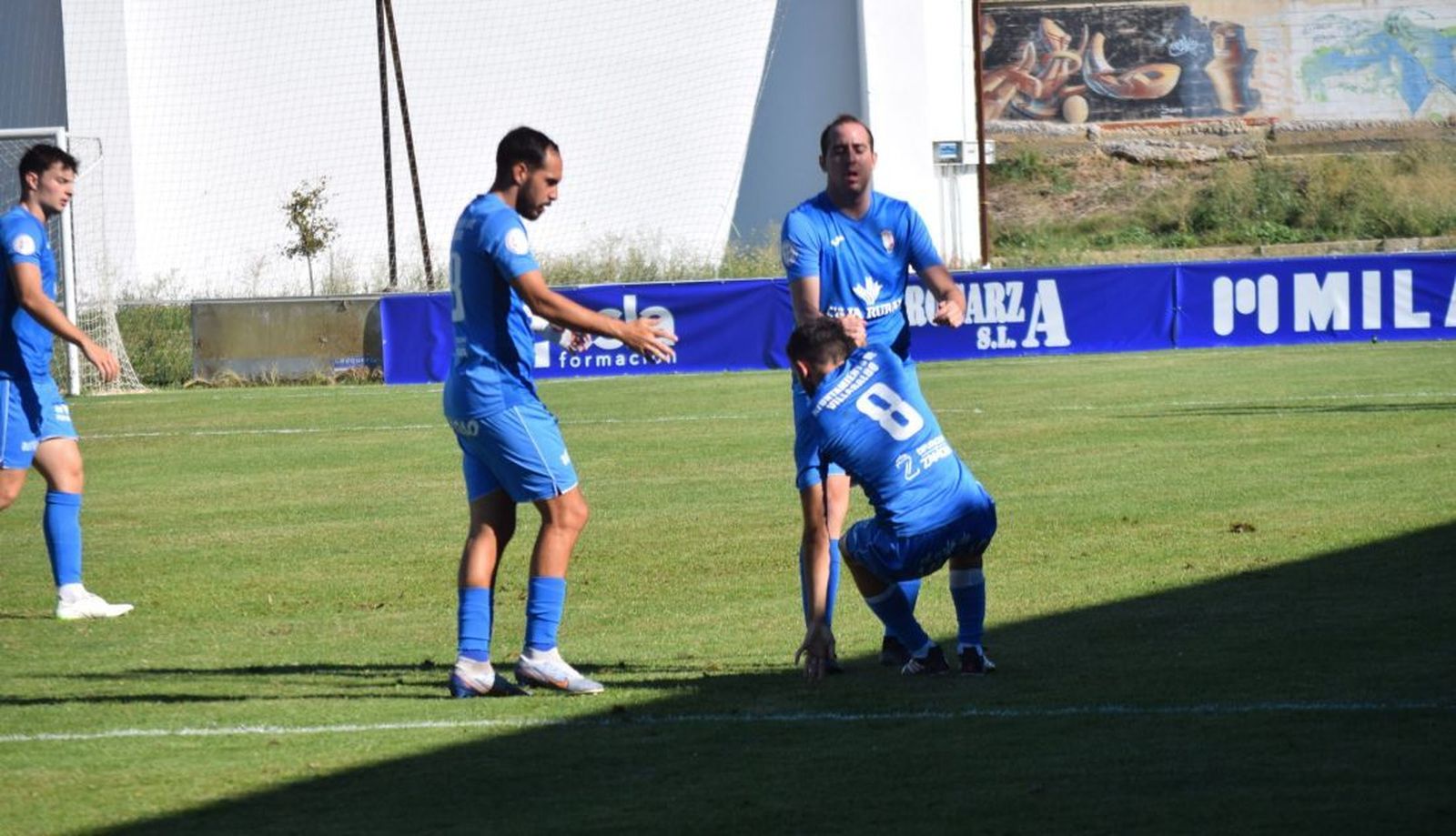 Lolo, durante el Villaralbo - Atlético Bembibre