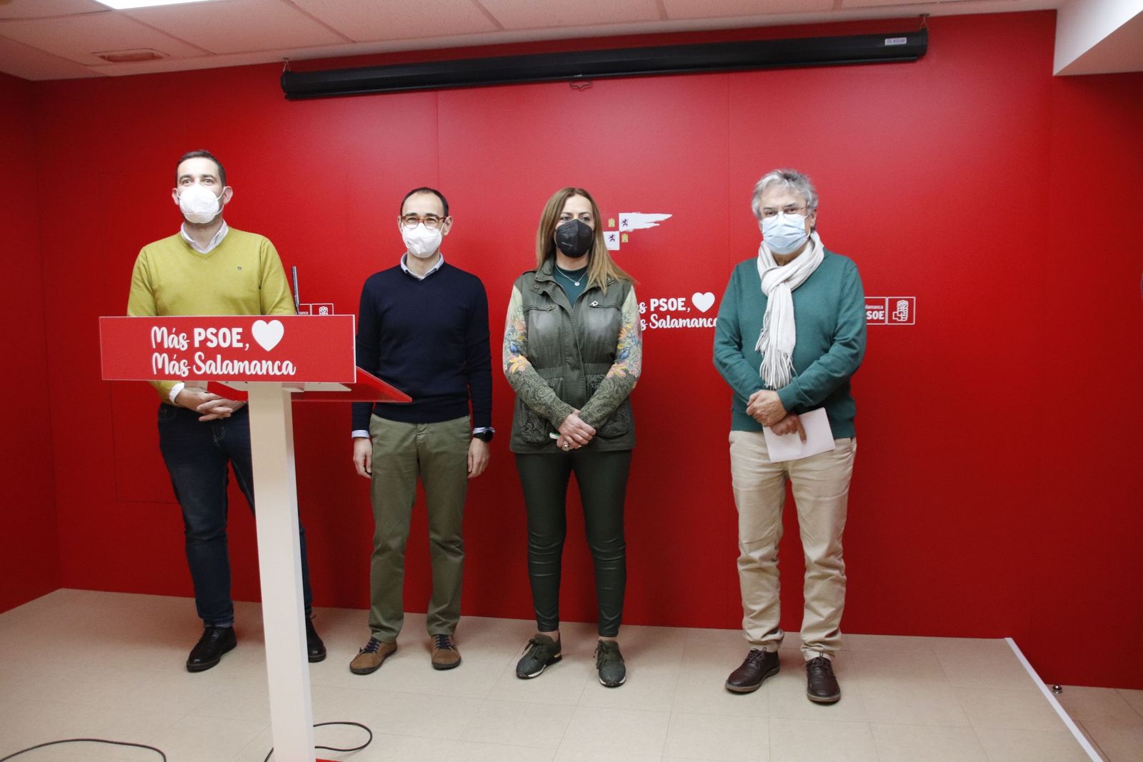 Virginia Barcones, David Serrada, Fernando Rubio y Miguel Angel