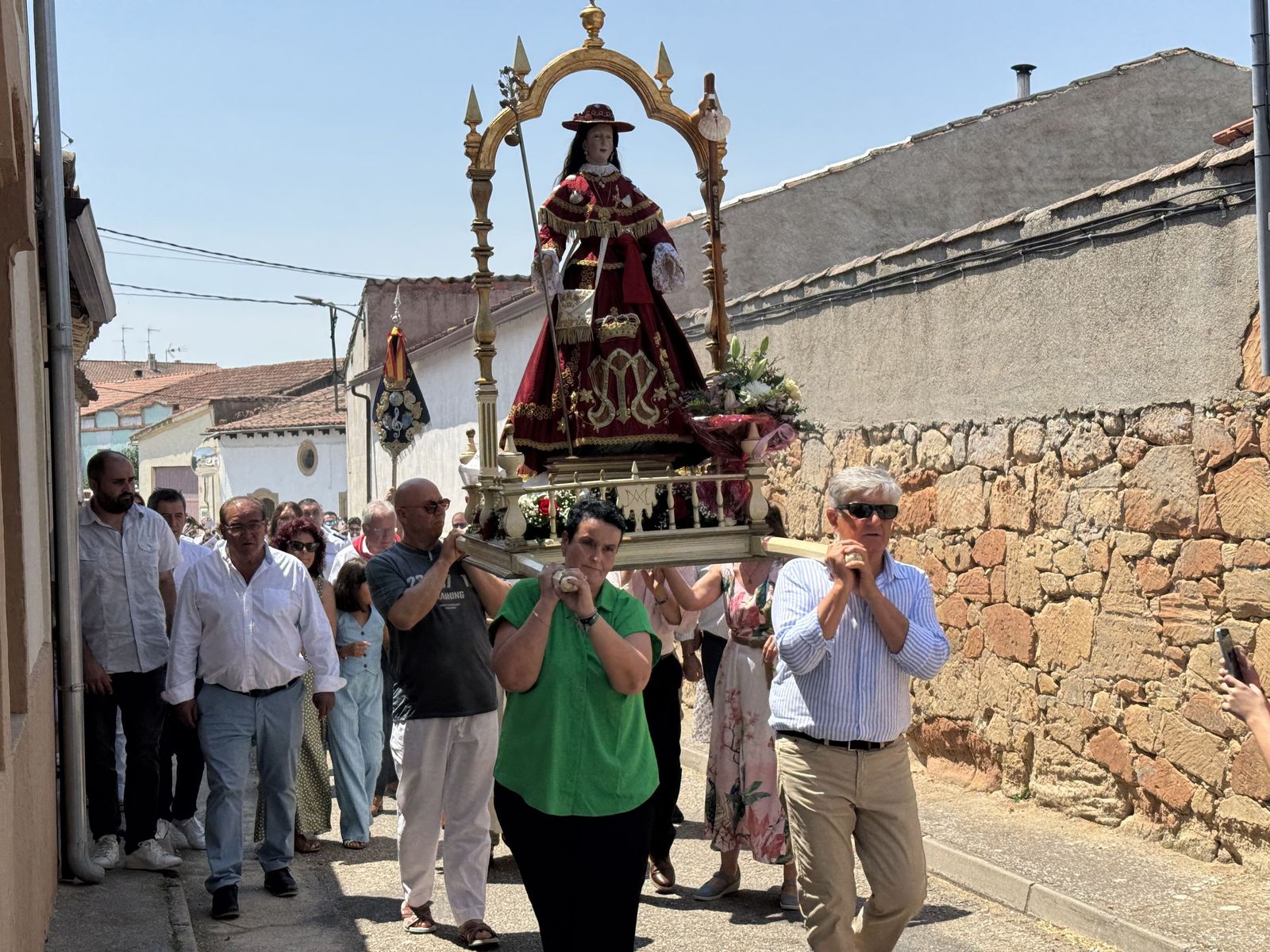 Moriscos. Procesión acompañada por la Agrupación Musical Virgen de la Vega