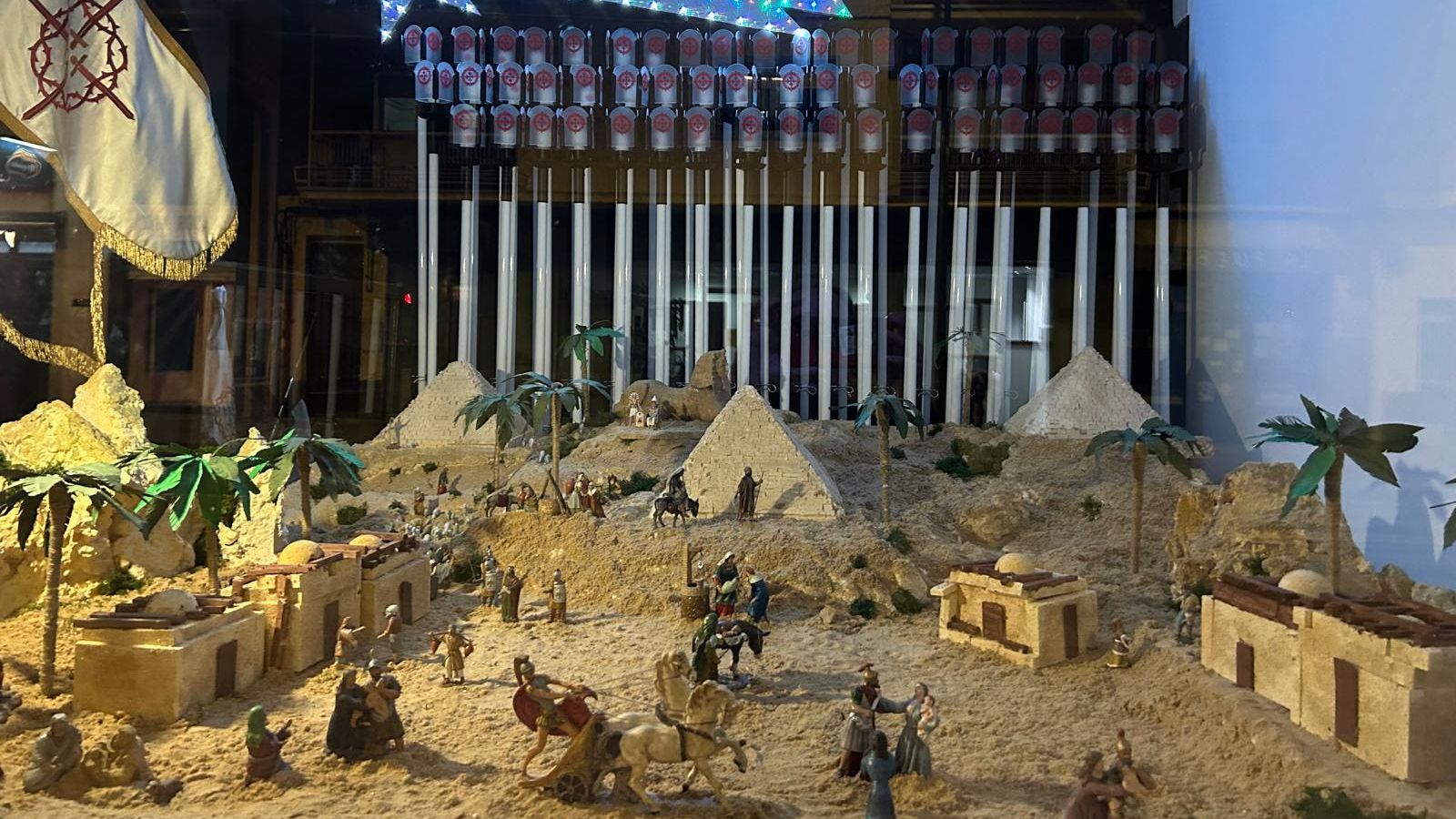 El Belén de la Hermandad de Jesís en su Tercera Caída