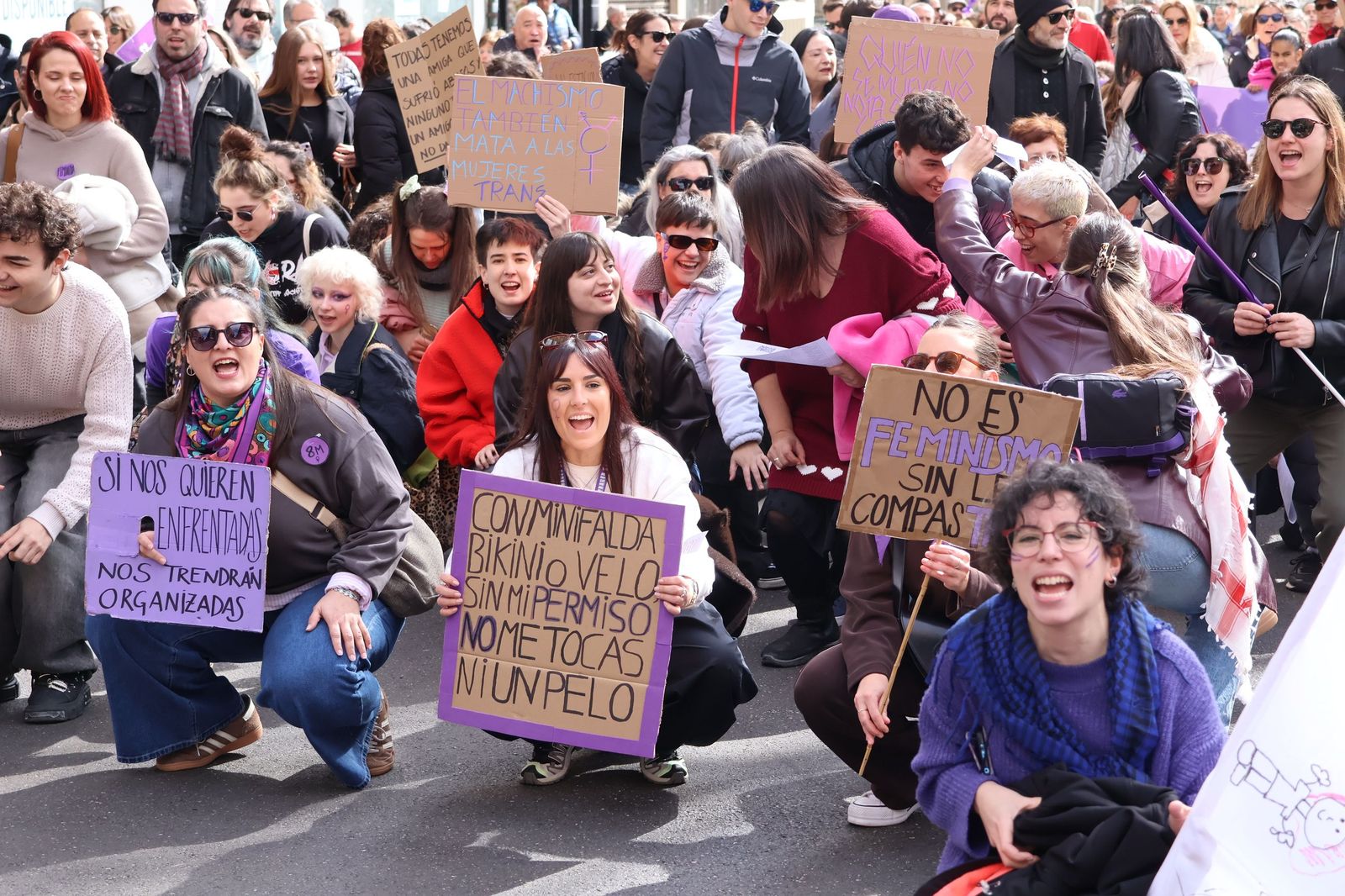 GALERÍA | La manifestación del 8M por las calles de Zamora, en imágenes