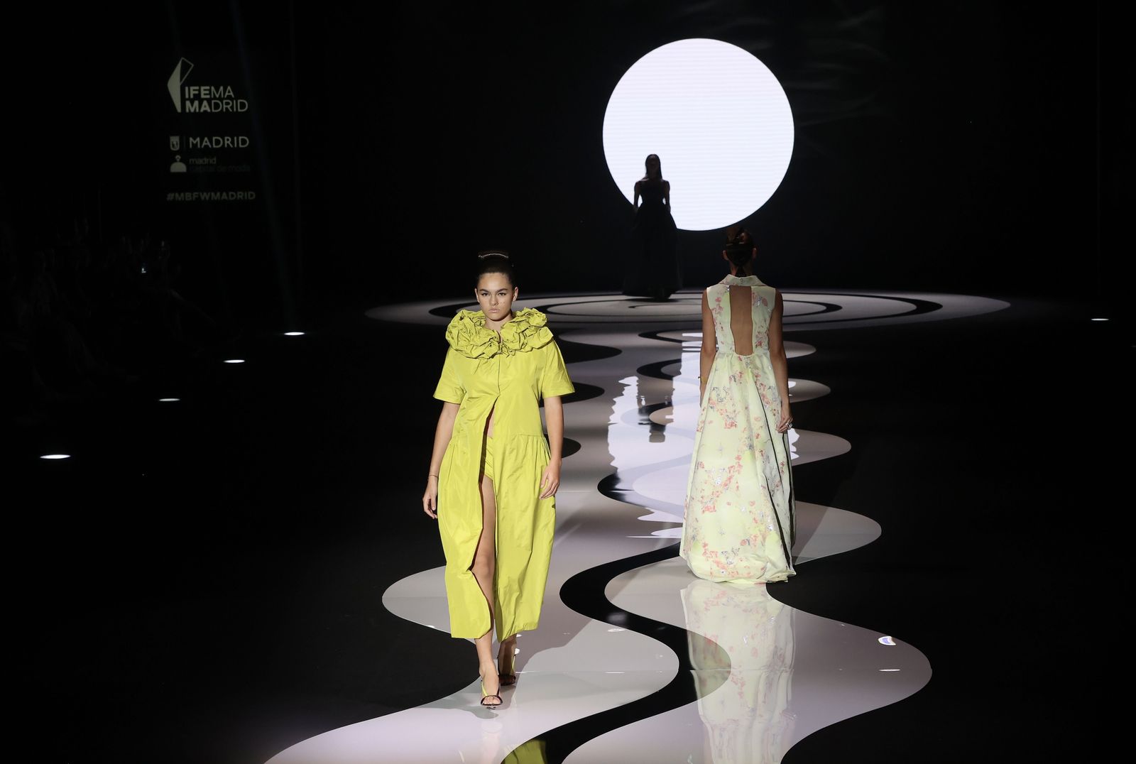 Juan Lázaro  ICAL . Desfile de la diseñadora salmantina Fely Campo en la Mercedes  Benz Fashion Week Madrid. Archivo