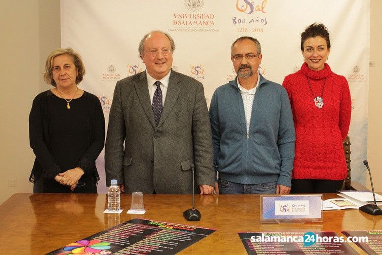 Lola Calvo, Enrique Cabero, Luis Barrio y X