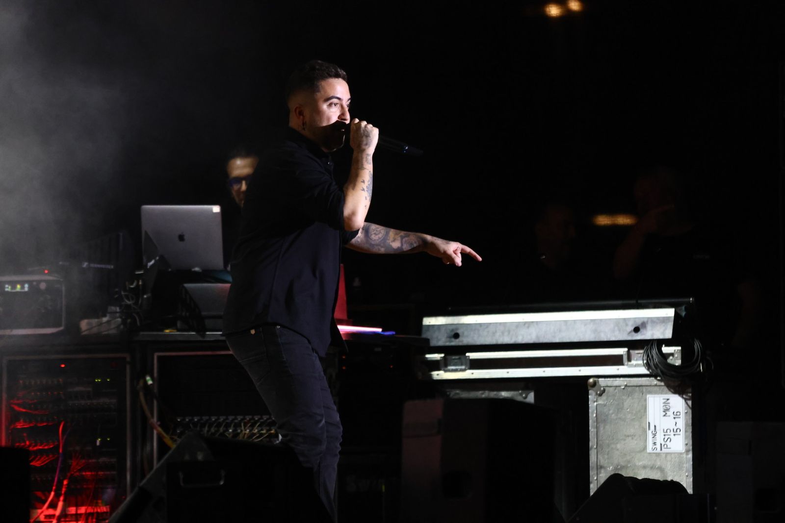 Concierto de Beret en la Plaza de la Concordia