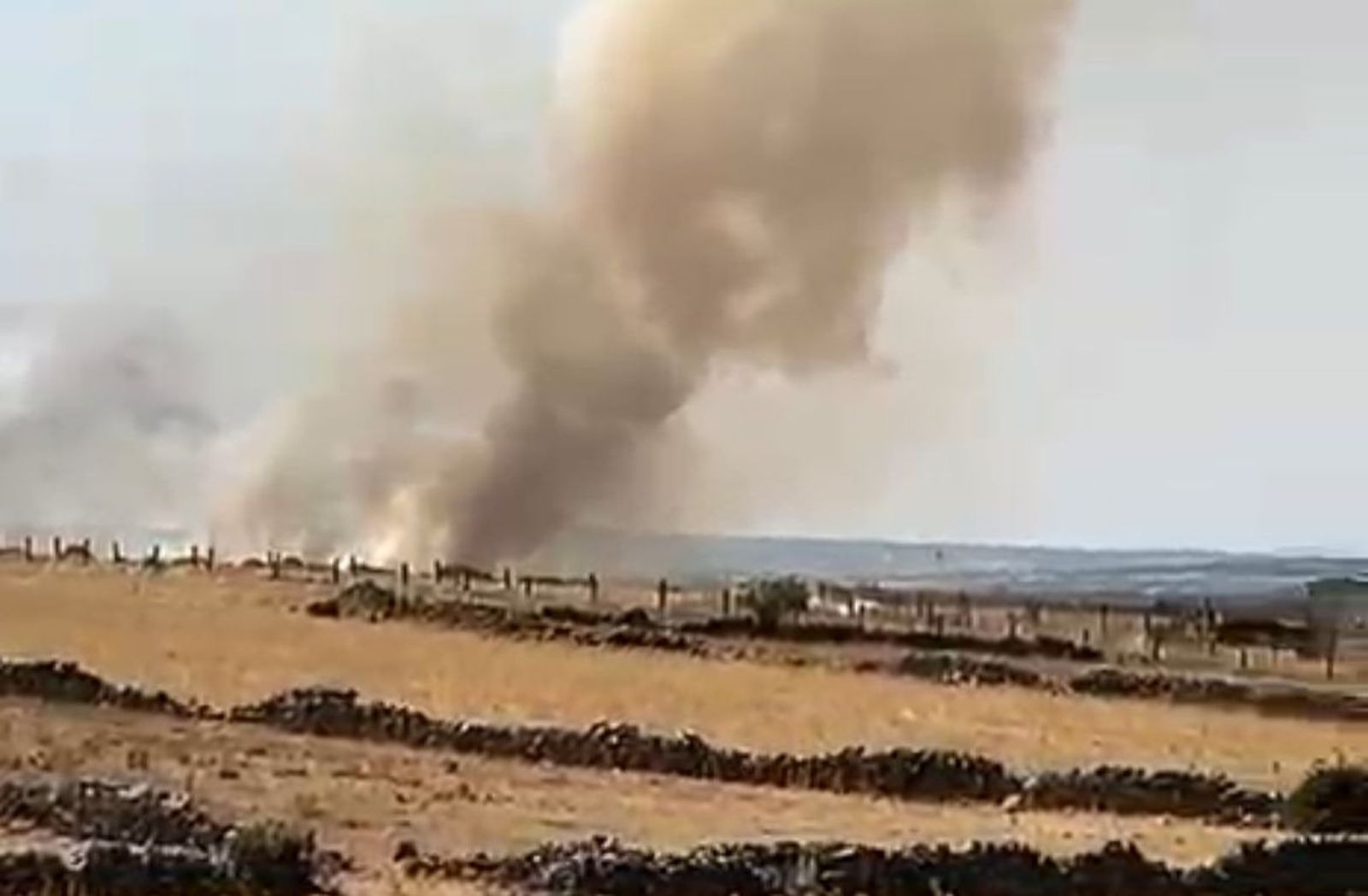 Incendio de nivel 1 en Moronta