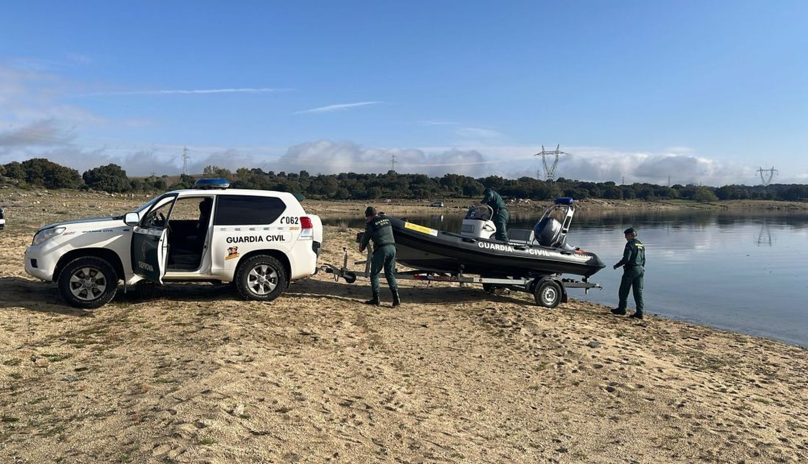 Encuentran sin vida en la presa de La Almendra al hombre desaparecido en Zamora. Foto Z24H