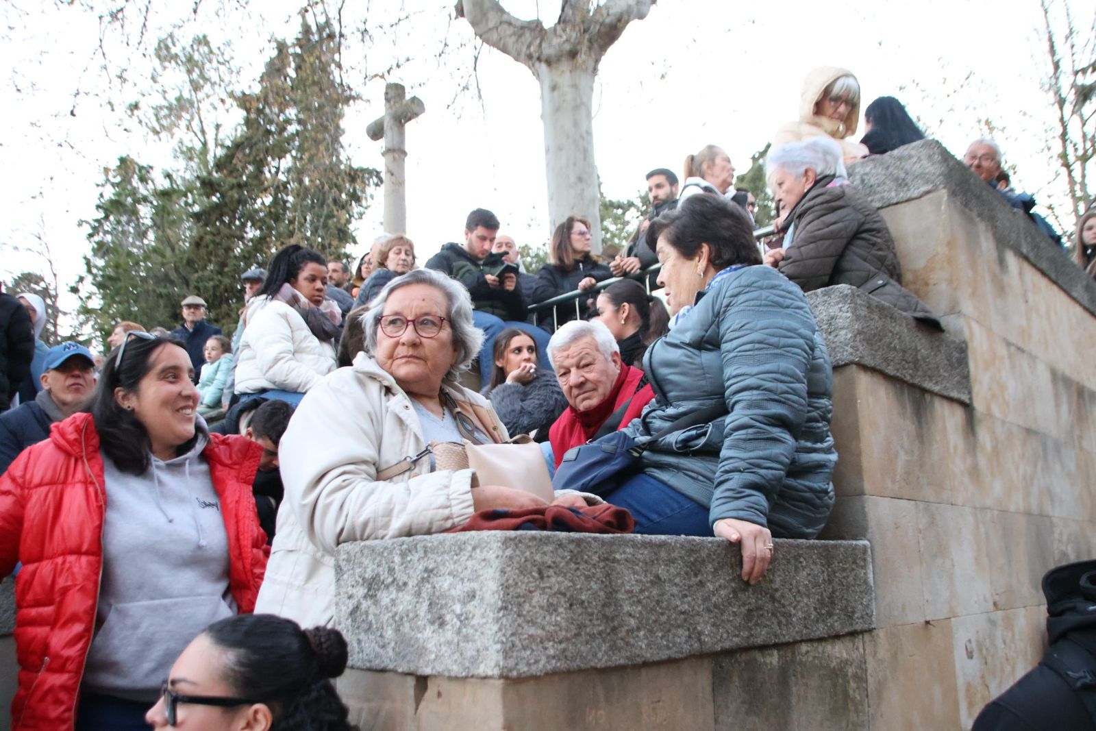 Así ha sido el ambiente en la procesión del Cristo de los Doctrinos y la Virgen de la Amargura