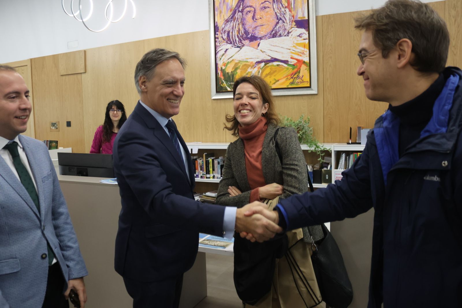 Primer aniversario de la biblioteca municipal Carmen Martín Gaite