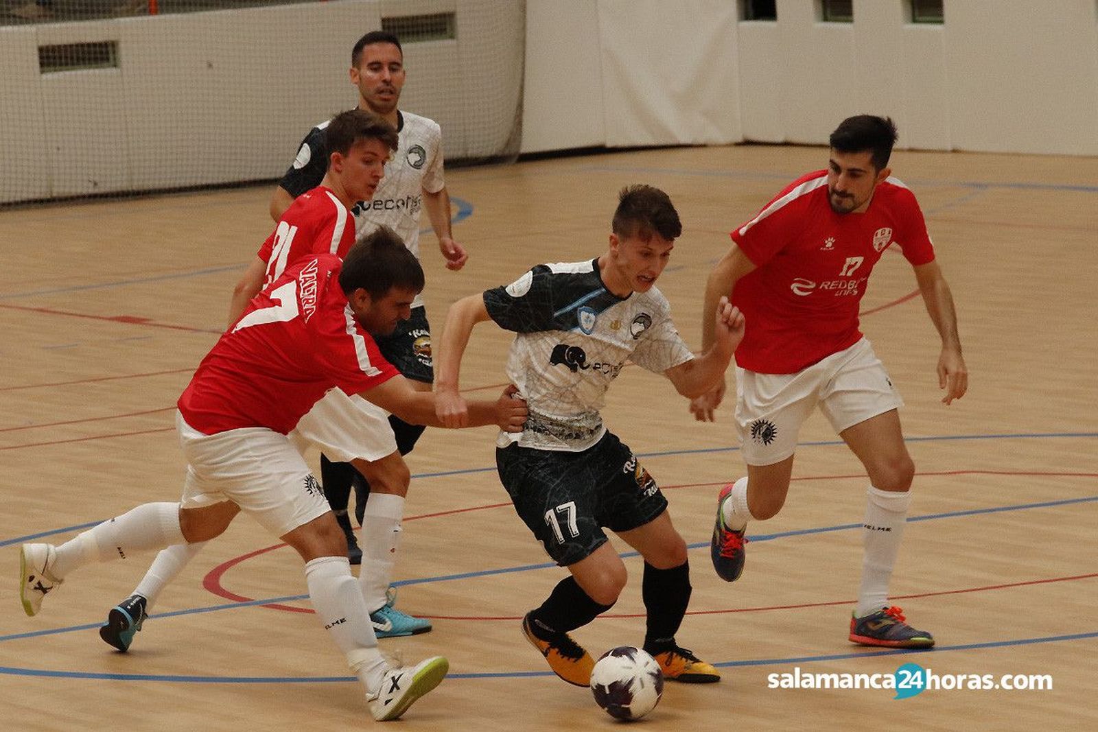 Adrián Moreiro, en el duelo ante Coyanza.