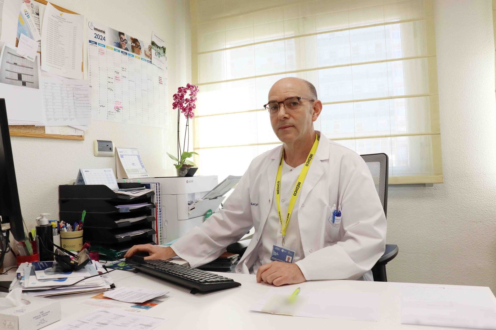 Dr. Francisco Javier Muñoz Bellido, médico adjunto del servicio de alergología del CAUSA.