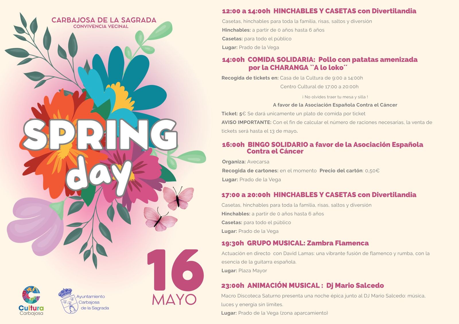 SPRING DAY   Convivencia Vecinal Cartel General jpg