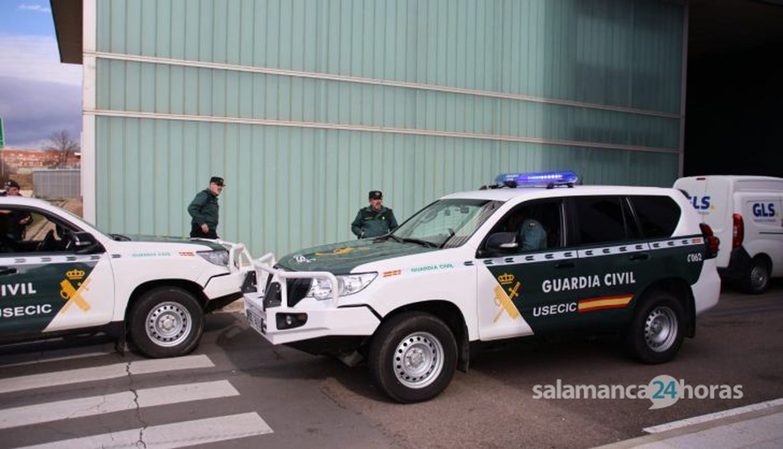 Gran despliegue policial para buscar a un preso fugado en el hospital de Salamanca 