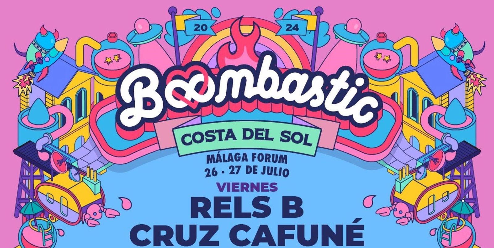 Archivo - Cartel de Boombastic Costa del Sol. - SELVATIC FEST