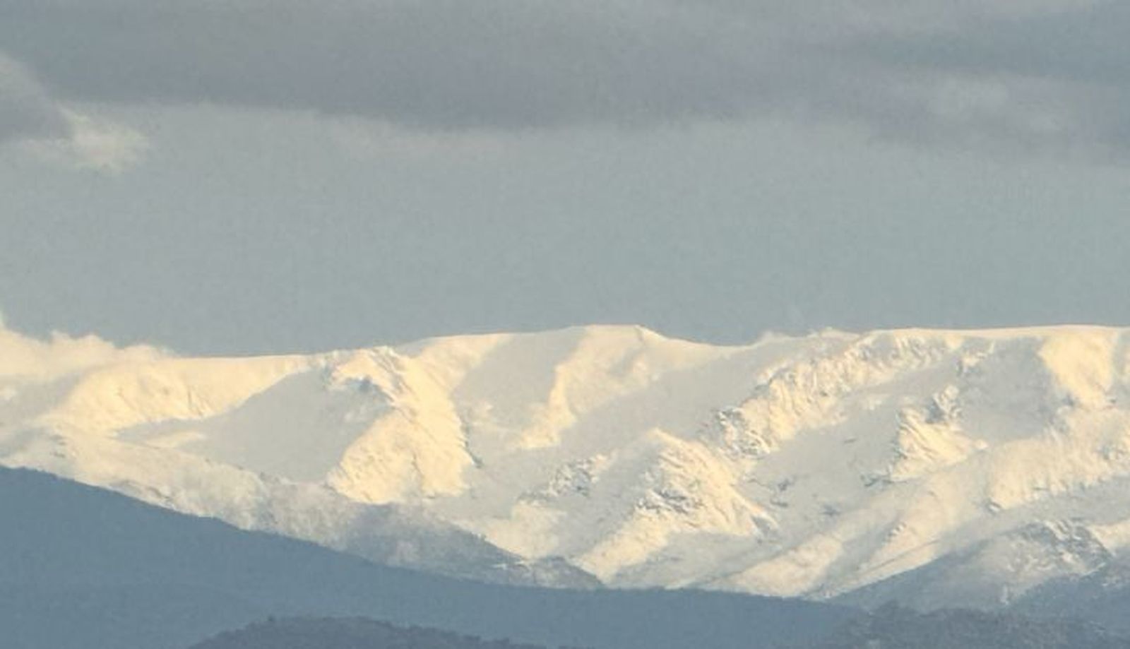 Nieve en la Sierra de Béjar, 12 de marzo de 2025
