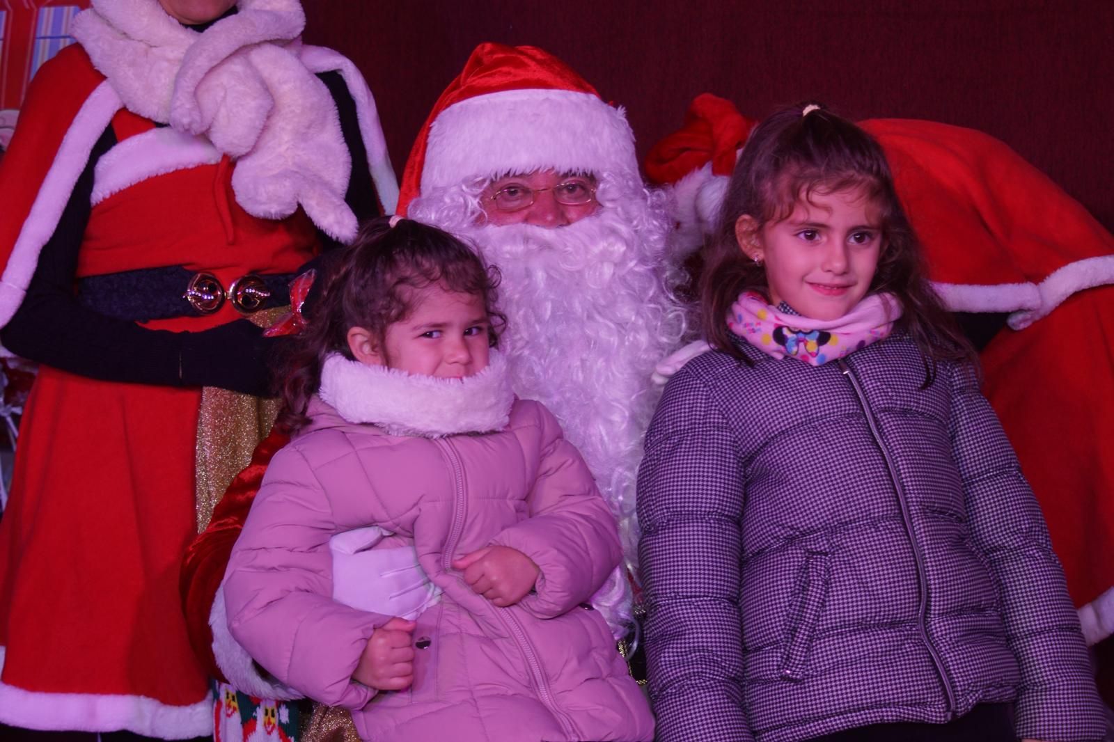 El Encinar recibe la visita de Papa Noel