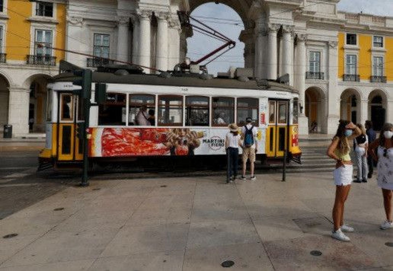 Plaza del comercio mascarilla