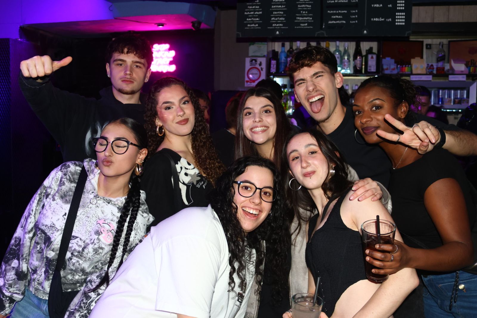 Salamanca de noche, viernes 20 de febrero