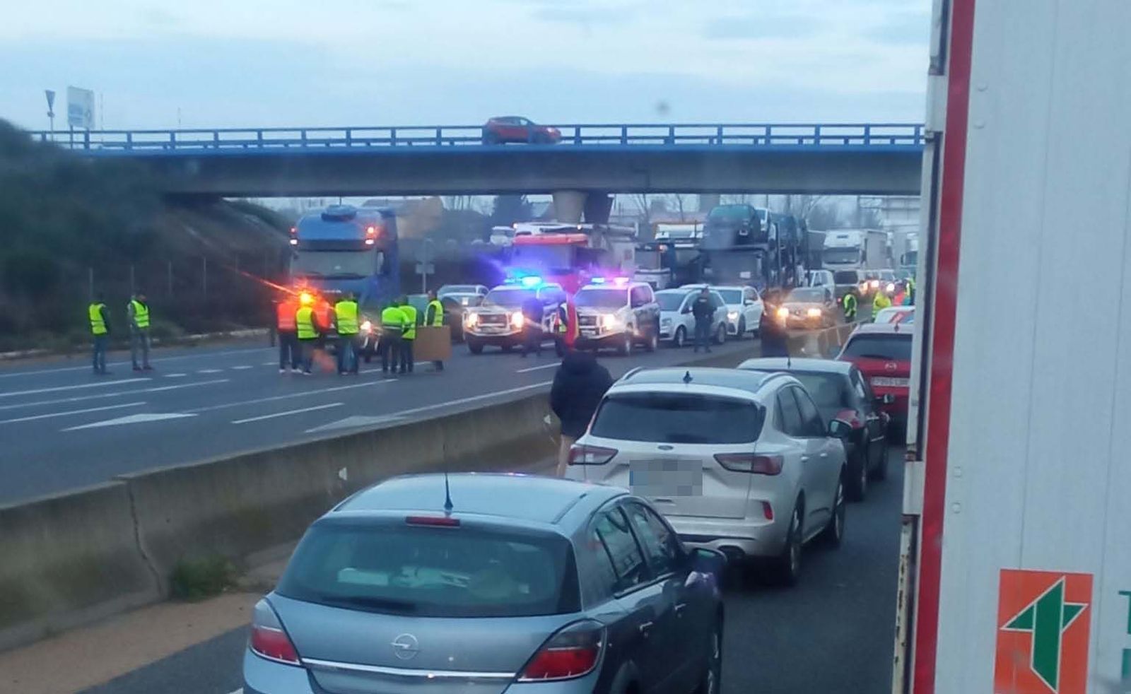 Movilizaciones de agricultores en Zamora este martes