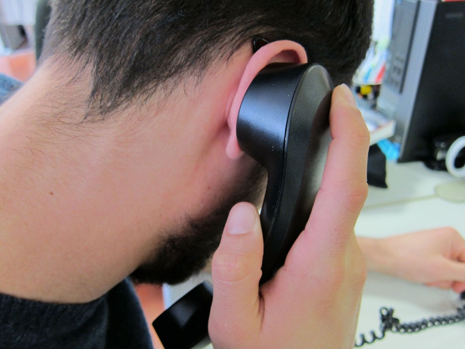 Teléfono. Foto de archivo