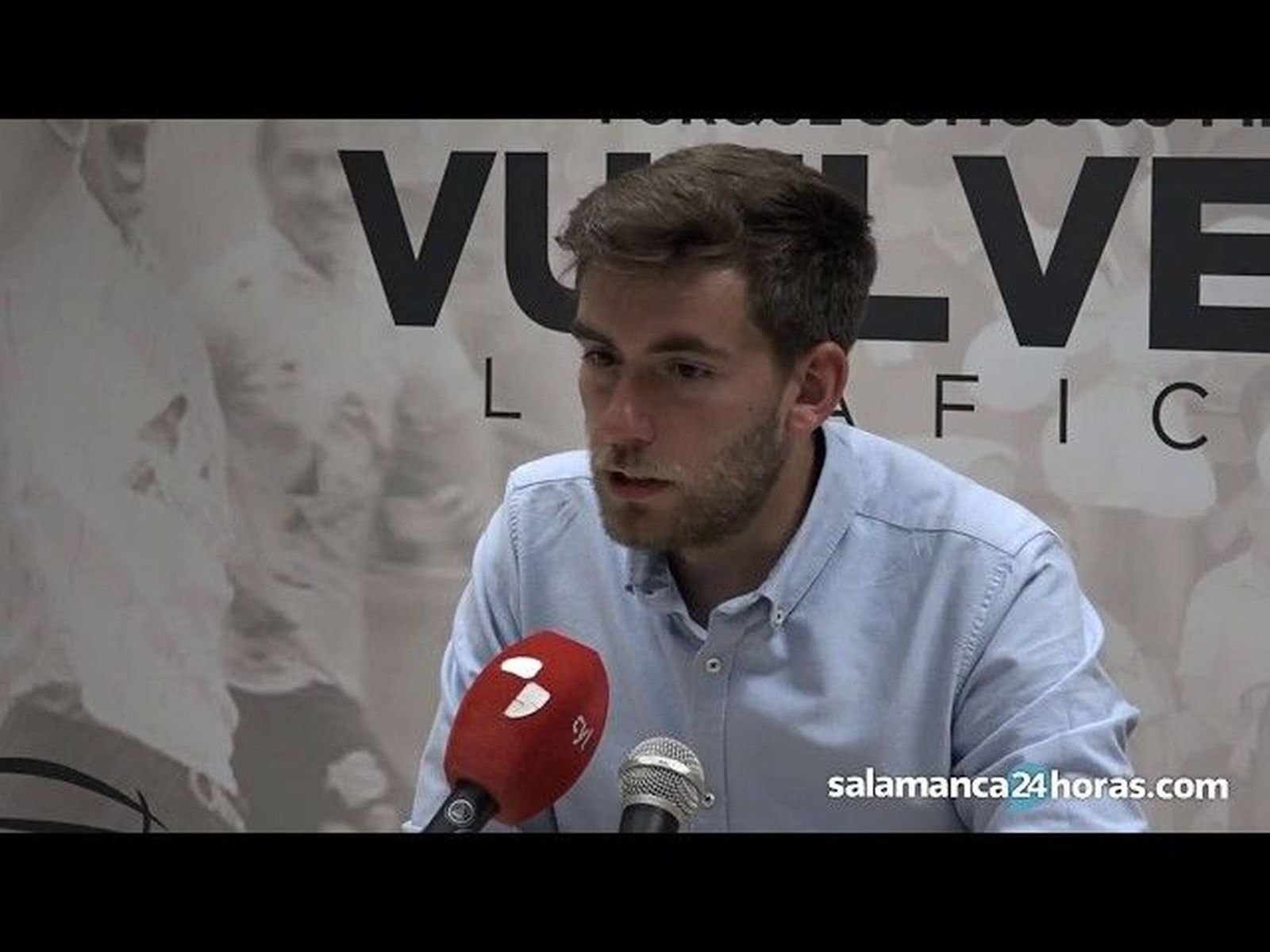 Rueda de prensa tras el CF Salmantino UDS - SD Compostela de playoff de ascenso a 2ªB