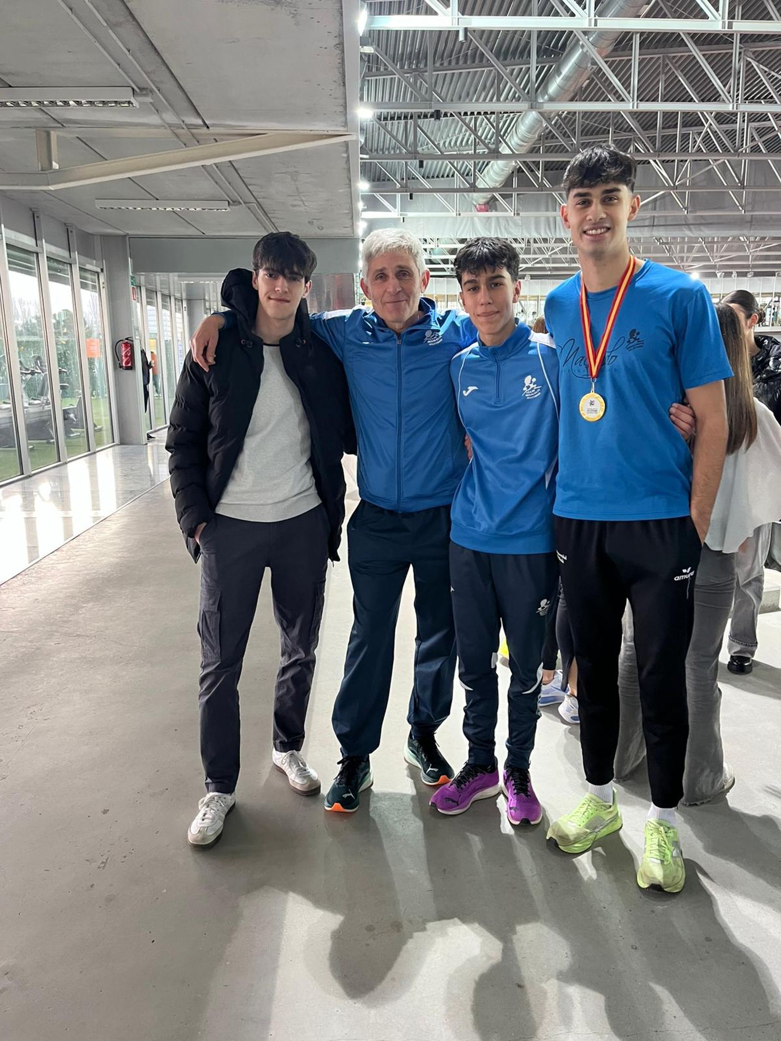 Samuel Álvarez El Hassani consiguió el oro en la prueba de 800 metros lisos
