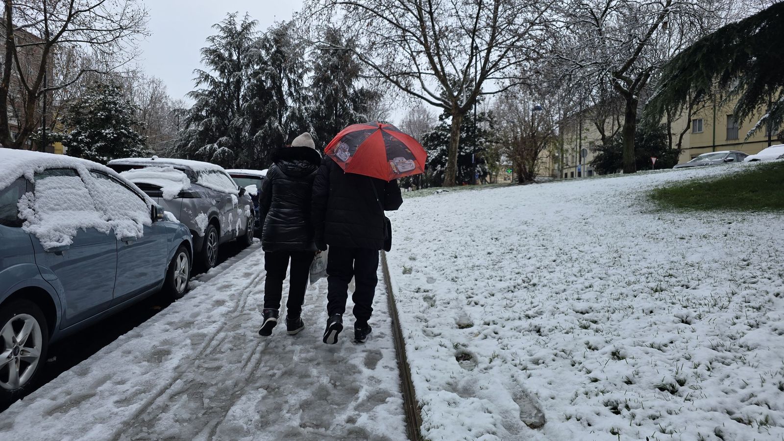 La nieve anega carreteras y tiñe de blanco Salamanca capital y provincia: imágenes de la nevada de este 28 de enero