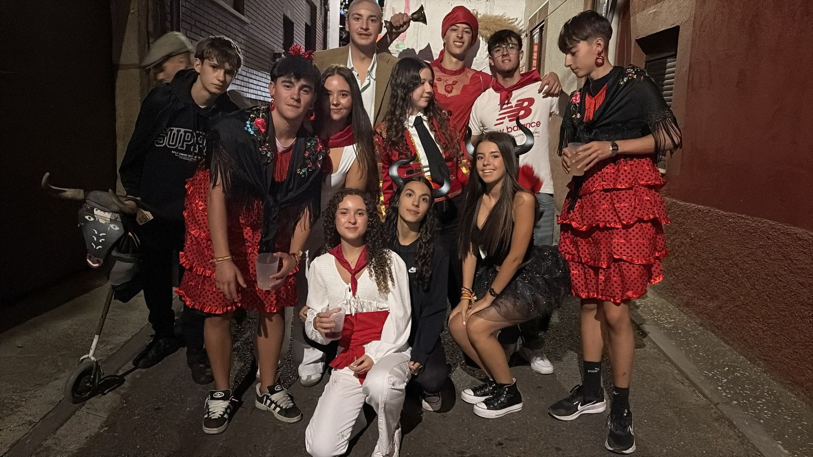 Desfile de carrozas en Pereña