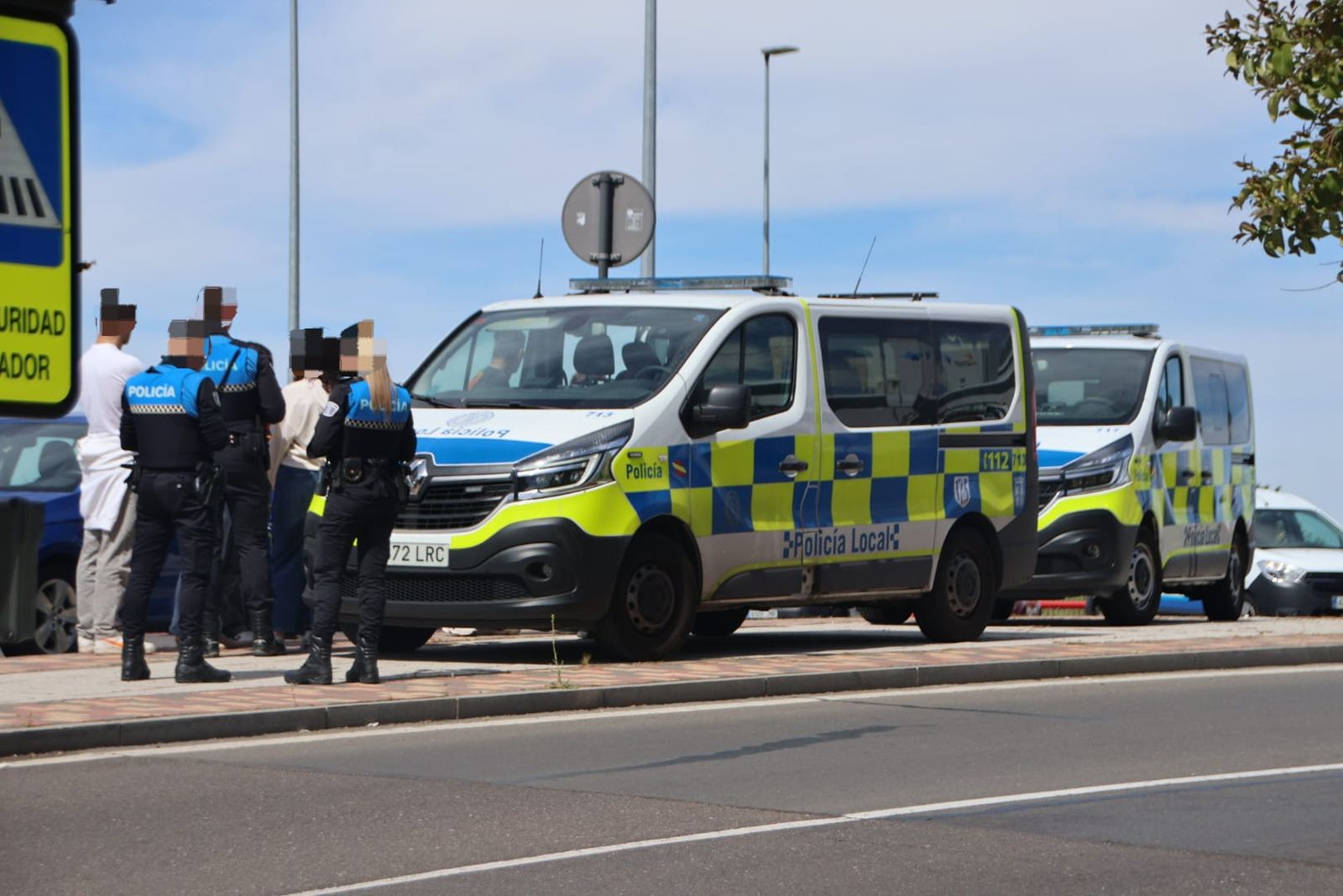 Accidente rotonda Hospital