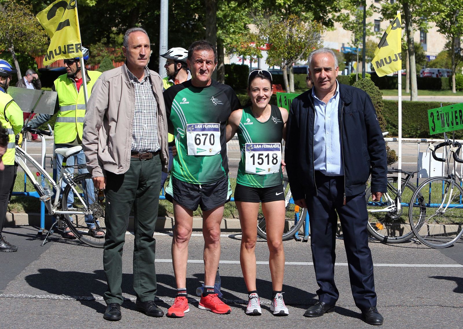 Domingo Lázaro y Verónica Sánchez, en cabeza del cuarto Circuito Provincial de Carreras Populares